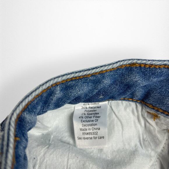 SO Brand High Rise Shortie Patchwork Cut Off Shorts Size 9‎ - Picture 4 of 5